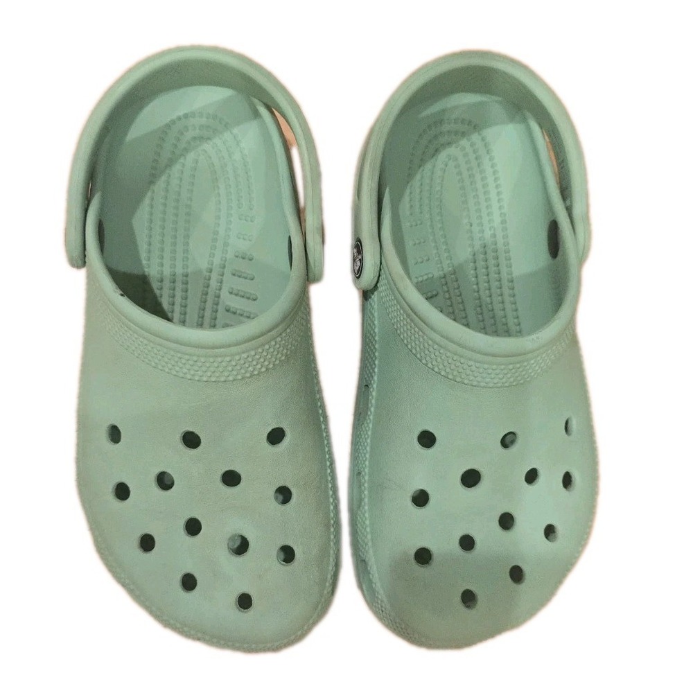 Crocs Classic, Heel Strap Men 4, Women‎ 6 Aqua Turquoise Comfort Clogs
